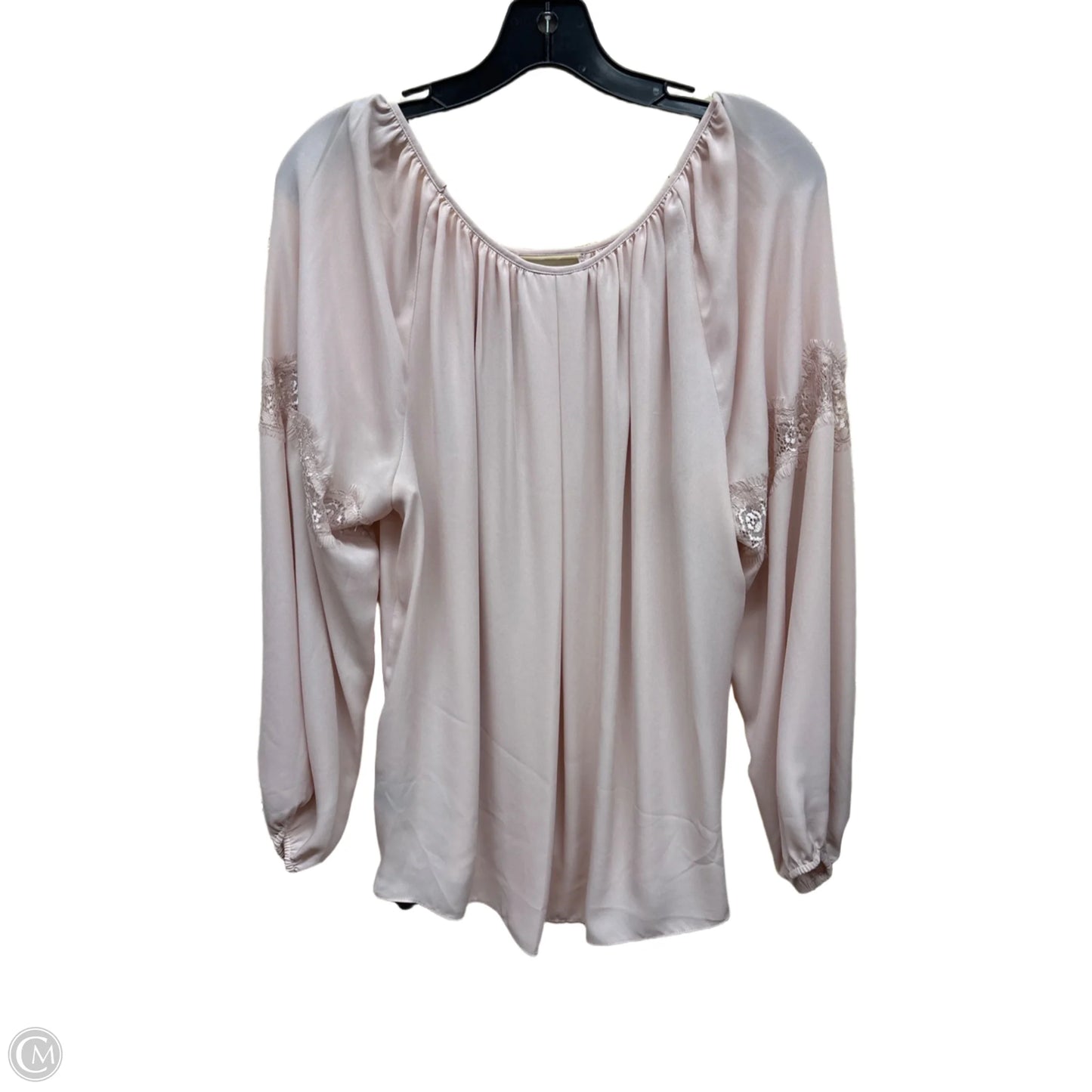 Top Long Sleeve By Max Edition In Pink, Size: L