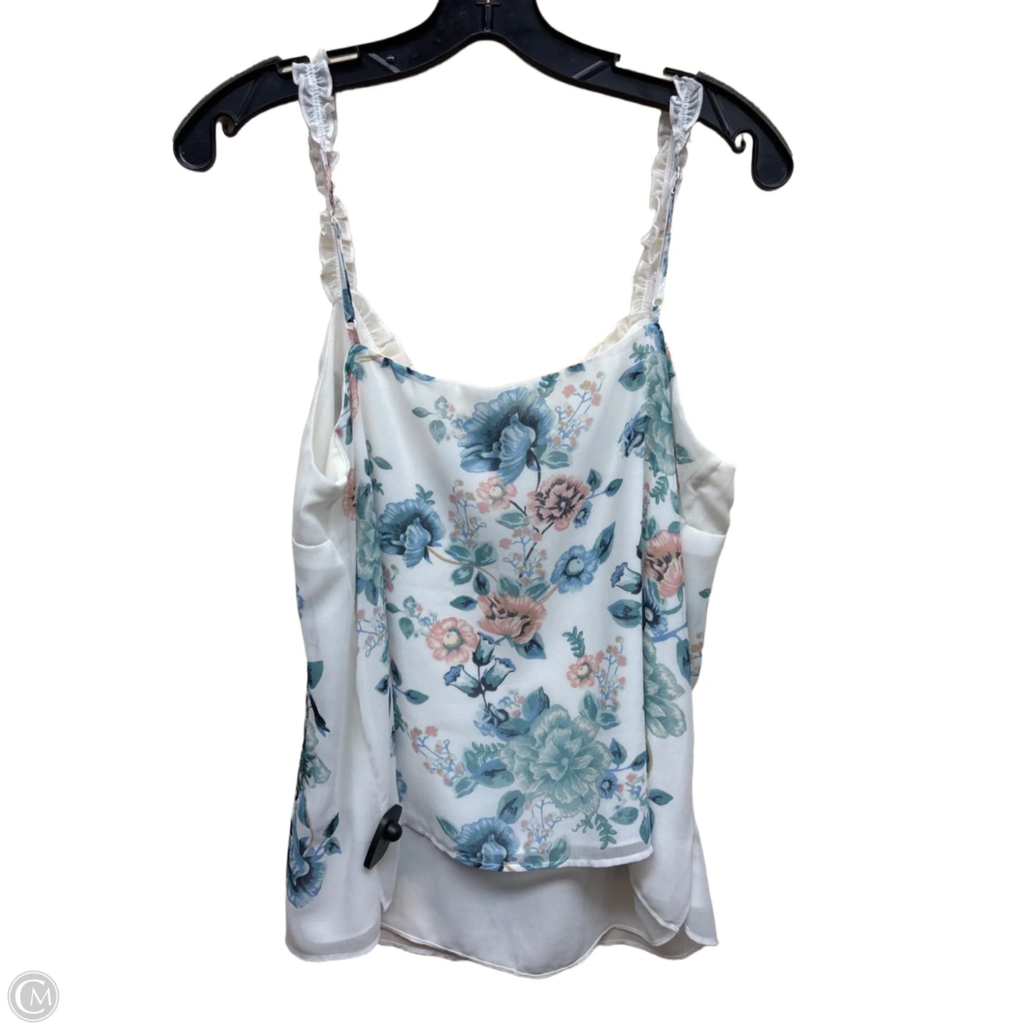 Top Sleeveless By White House Black Market In Floral Print, Size: M