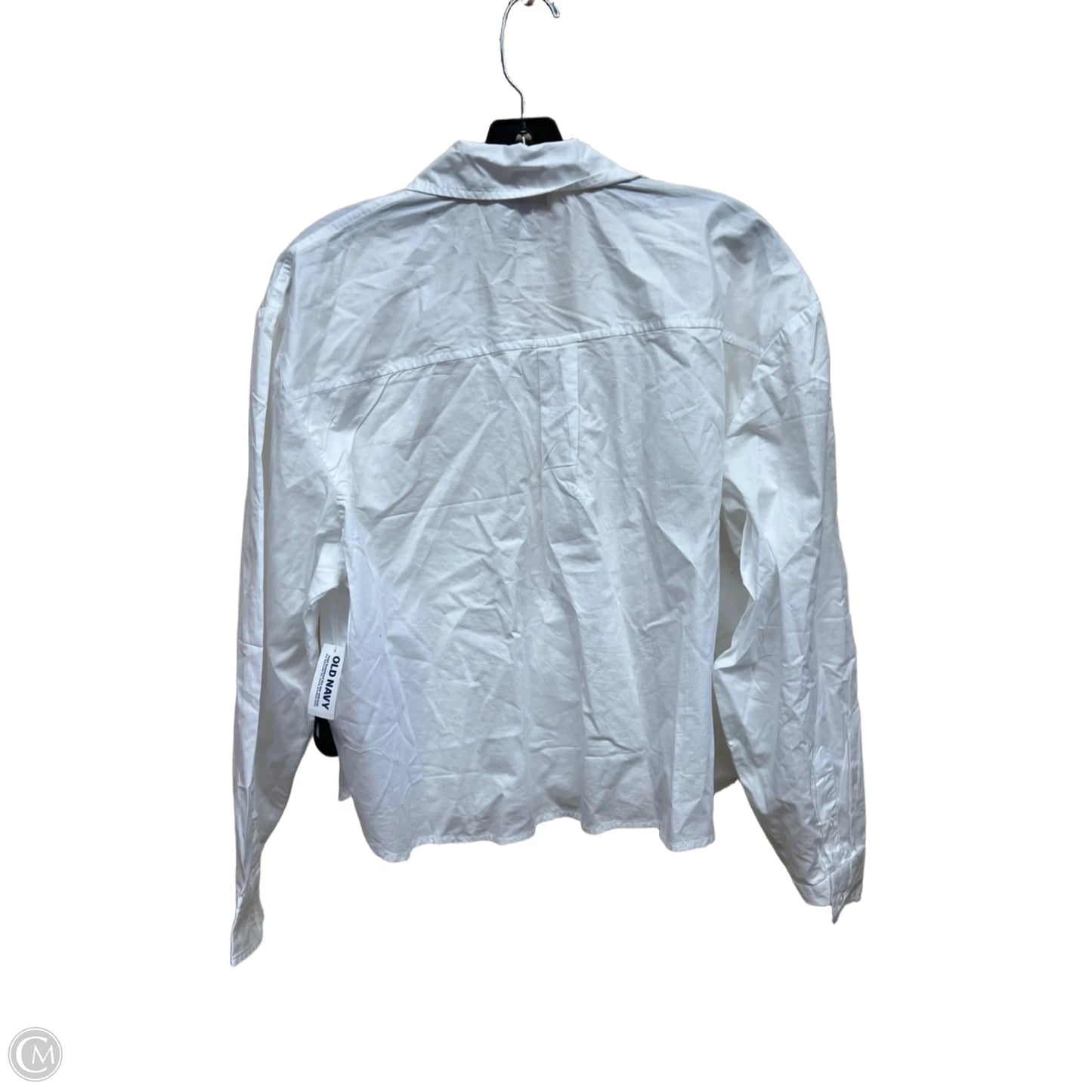 Top Long Sleeve By Old Navy In White, Size: Xl