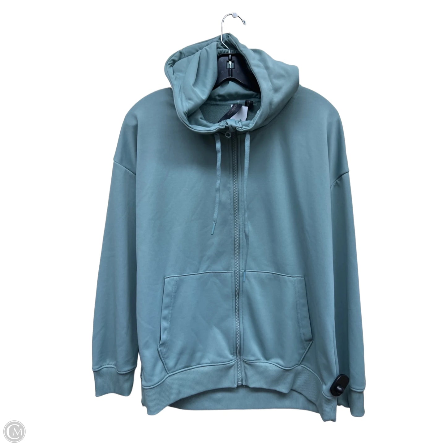 Athletic Jacket By Mondetta In Green, Size: M