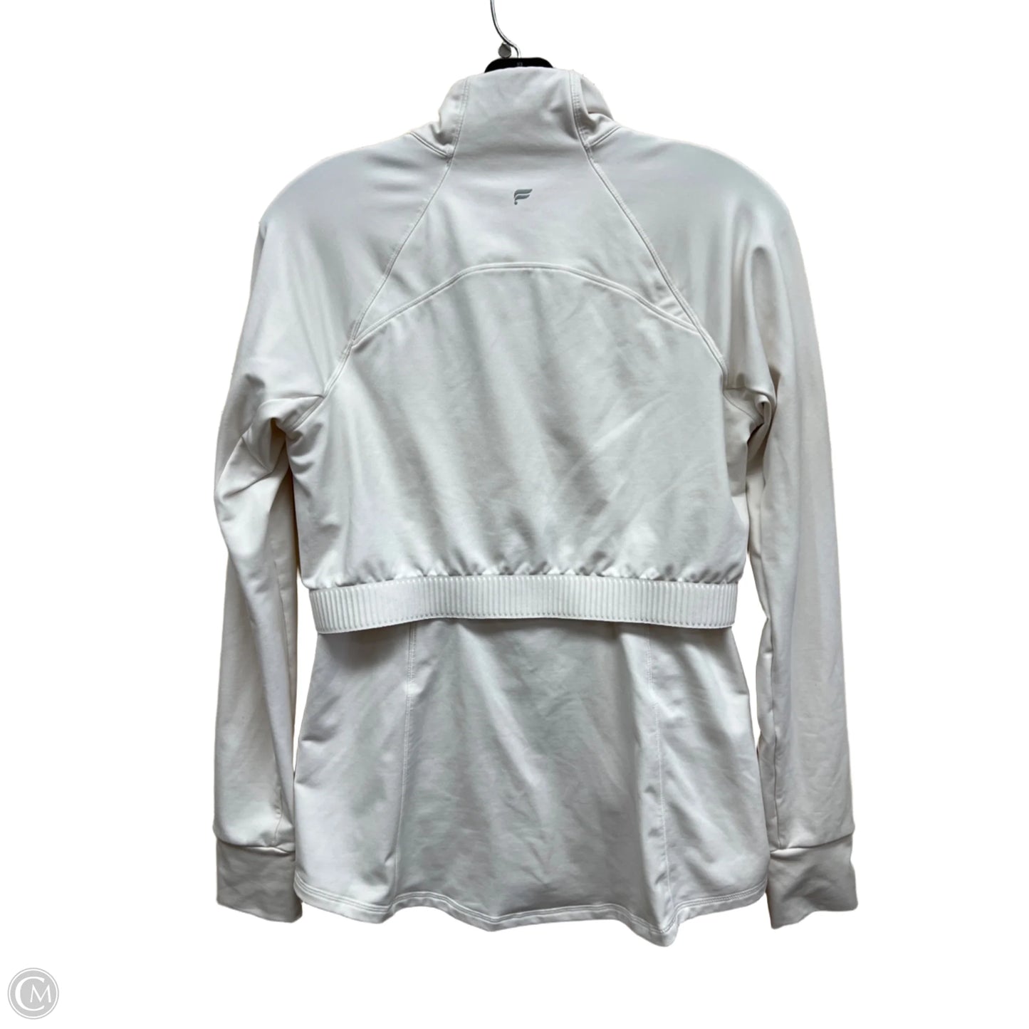 Athletic Jacket By Zella In White, Size: M