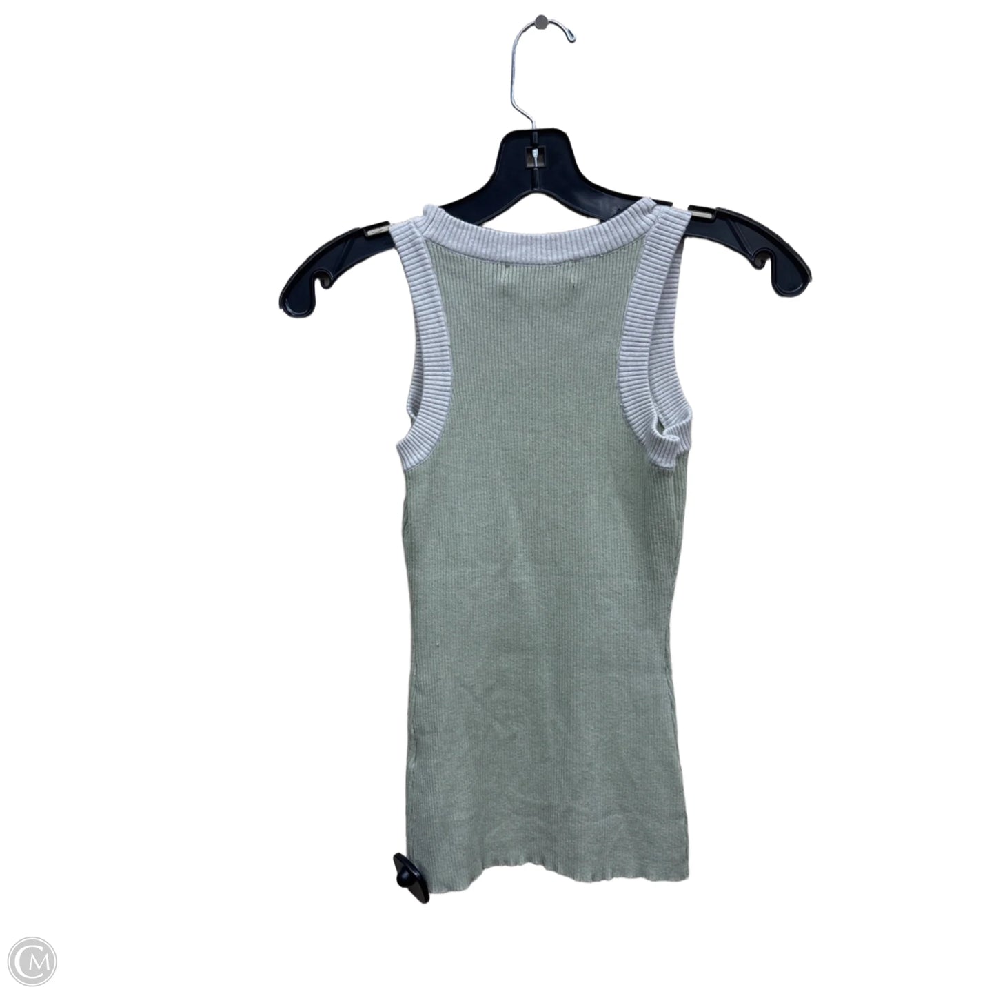 Top Sleeveless By Clothes Mentor In Green, Size: M