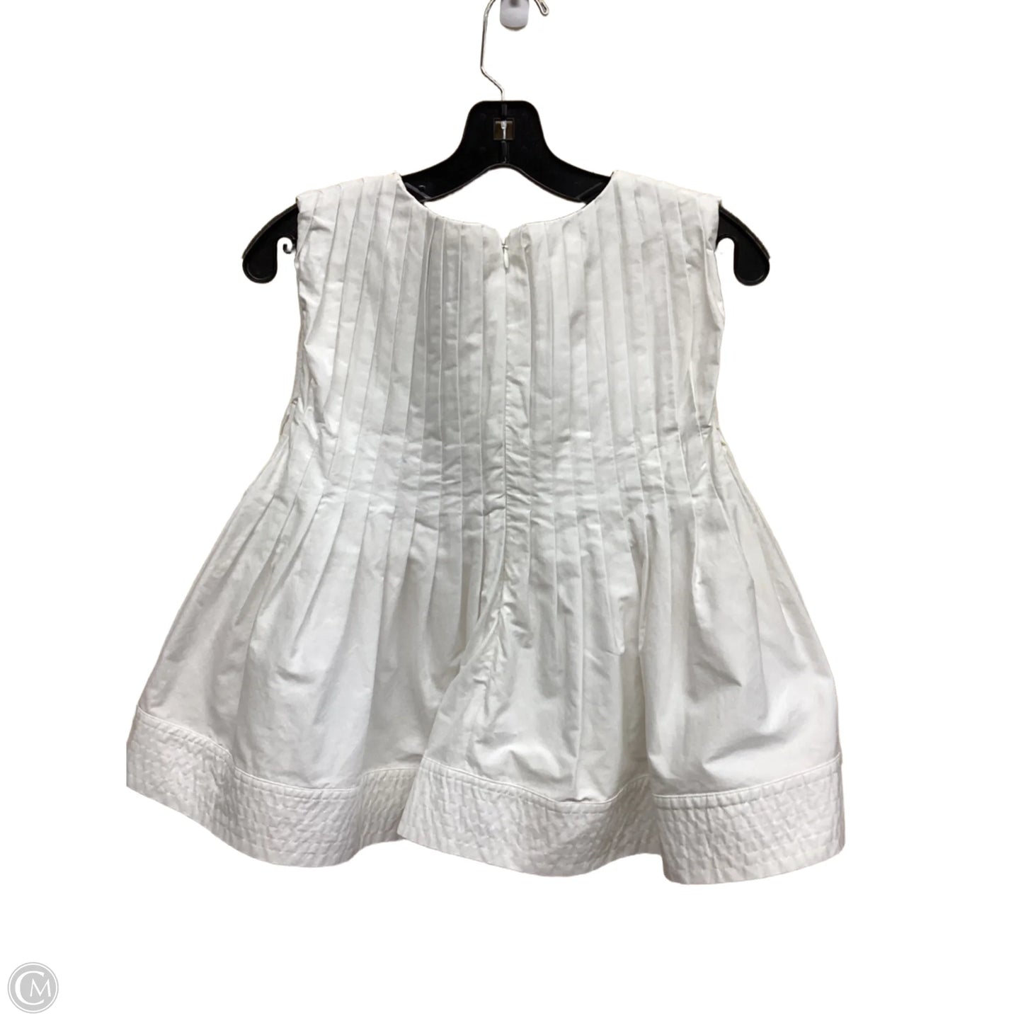Top Sleeveless By Mare Mare In White, Size: L