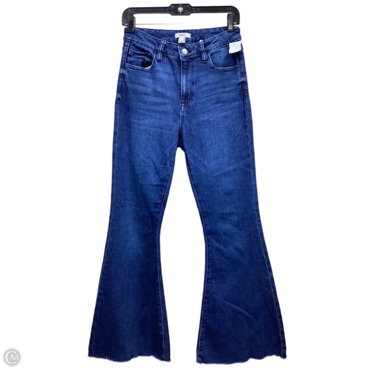 Jeans Flared By Forever 21 In Blue Denim, Size: 6