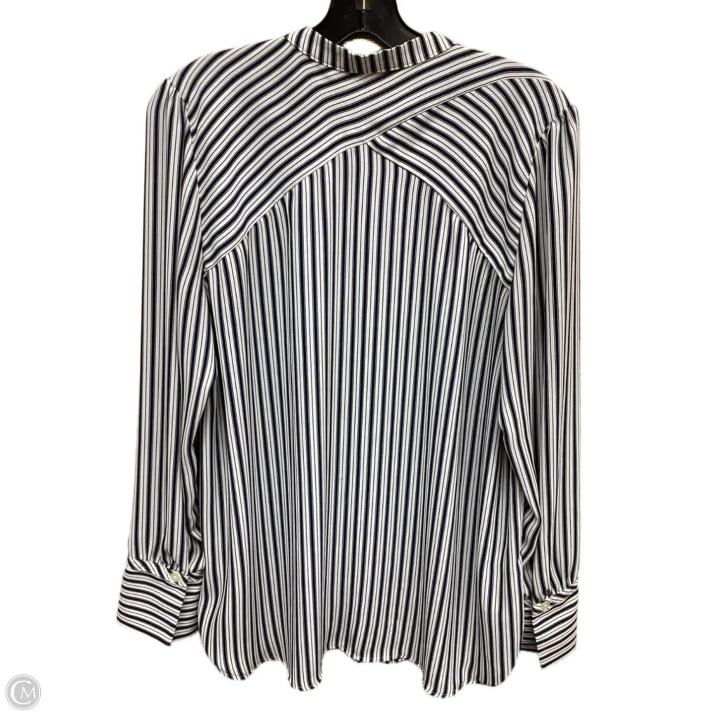Top Long Sleeve By Loft In Striped Pattern, Size: Xl