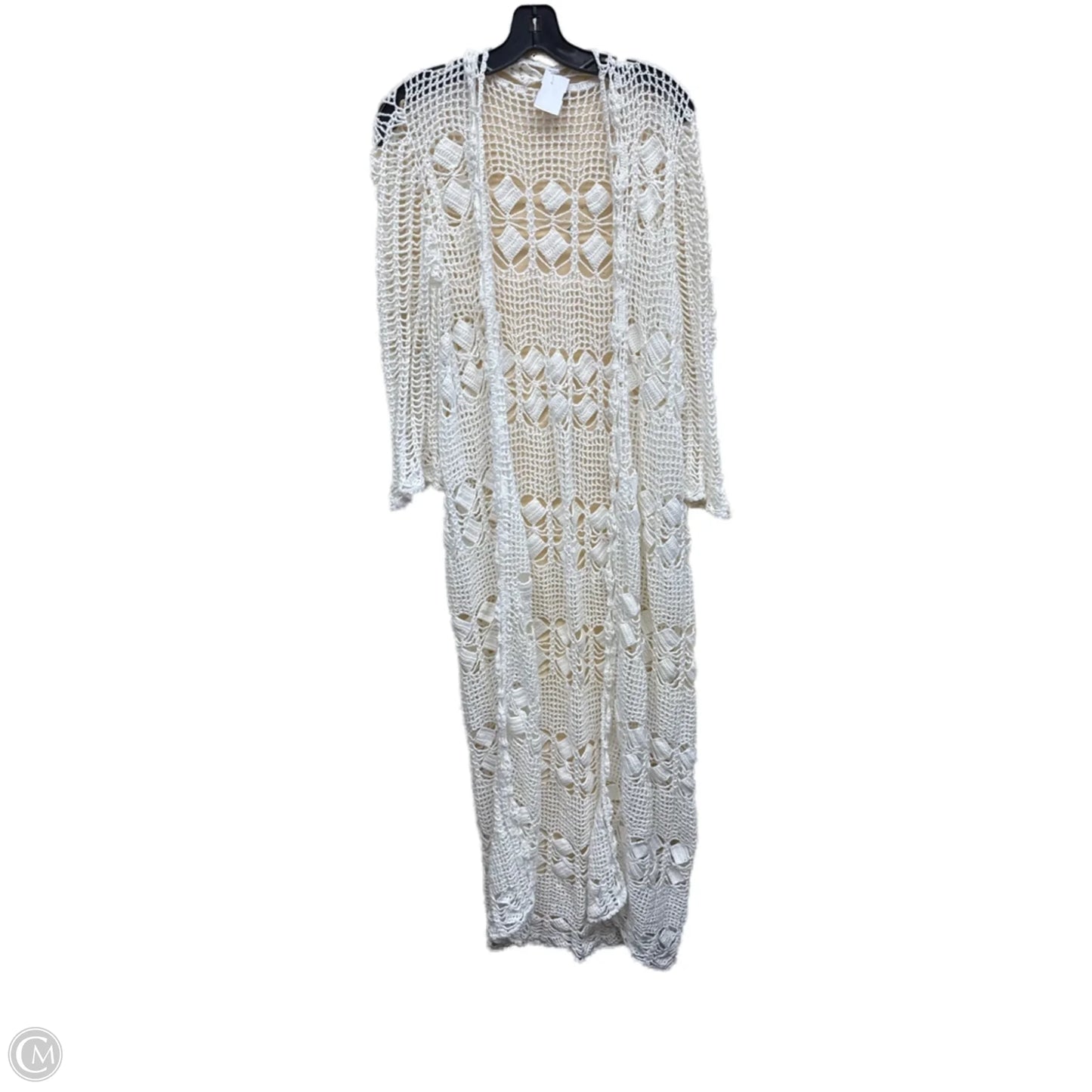 Swimwear Cover-up By Clothes Mentor In White