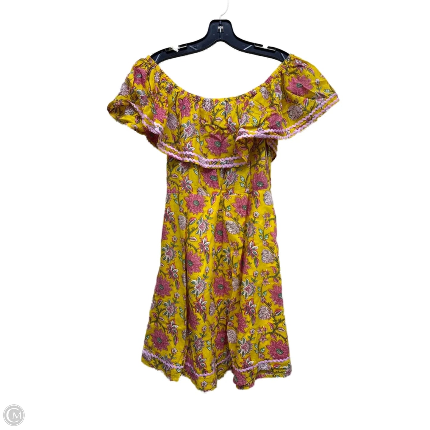 Dress Casual Short By Clothes Mentor In Floral Print, Size: L