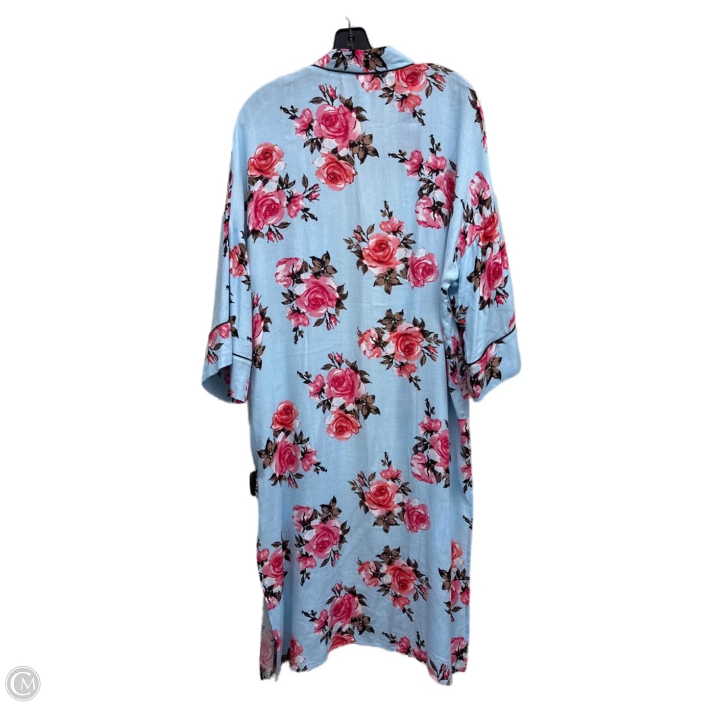 Swimwear Cover-up By Clothes Mentor In Floral Print