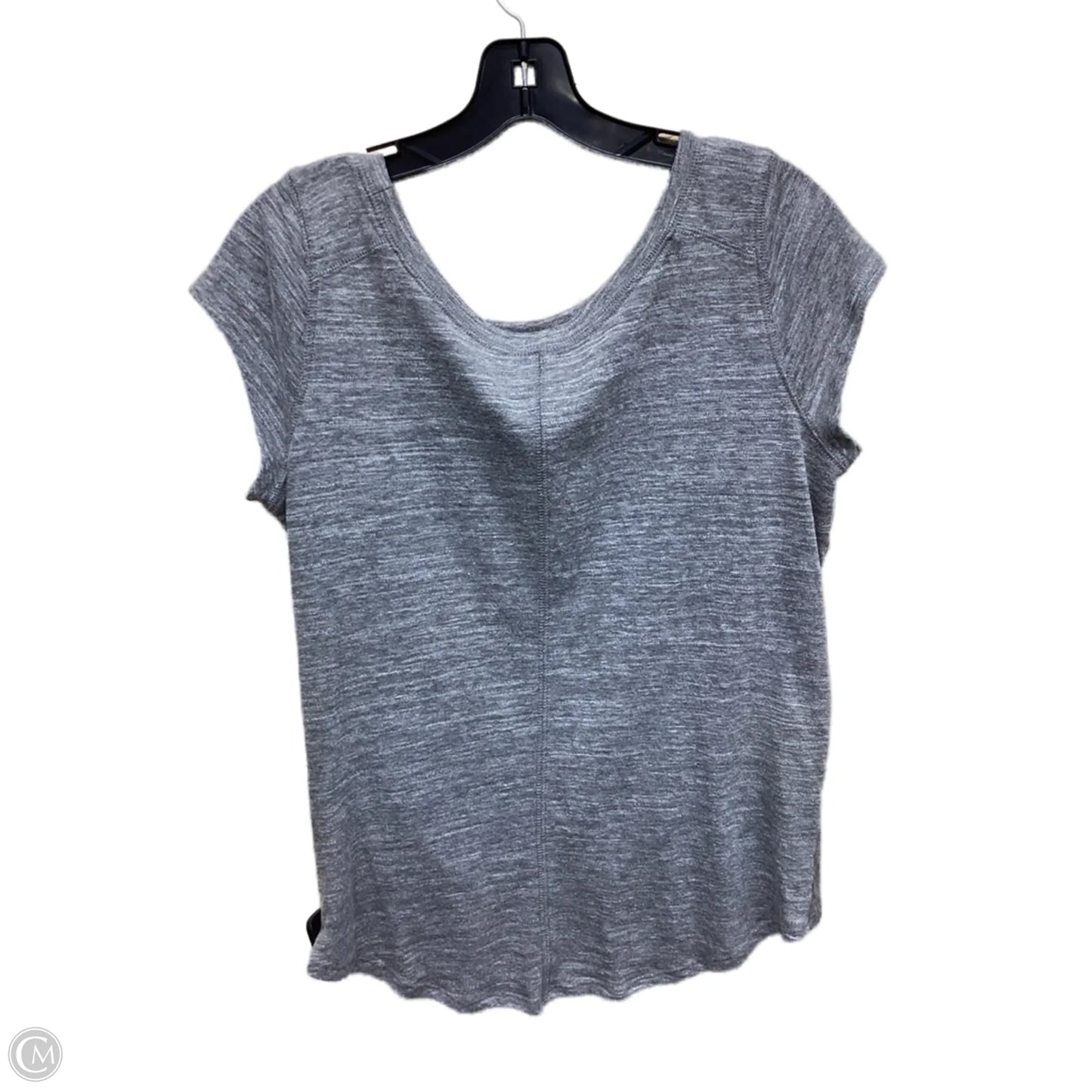 Athletic Top Short Sleeve By Zella In Grey, Size: S