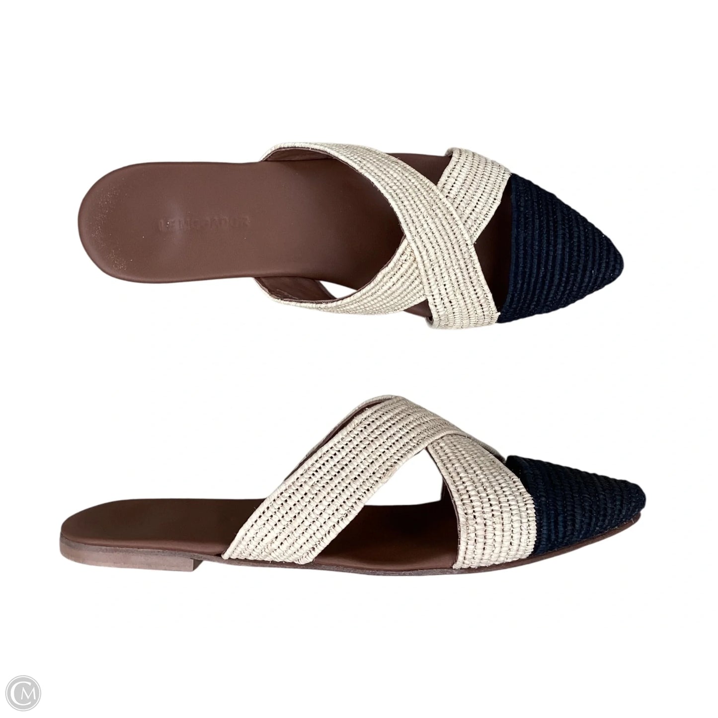 Shoes Flats By Clothes Mentor In Black & Tan