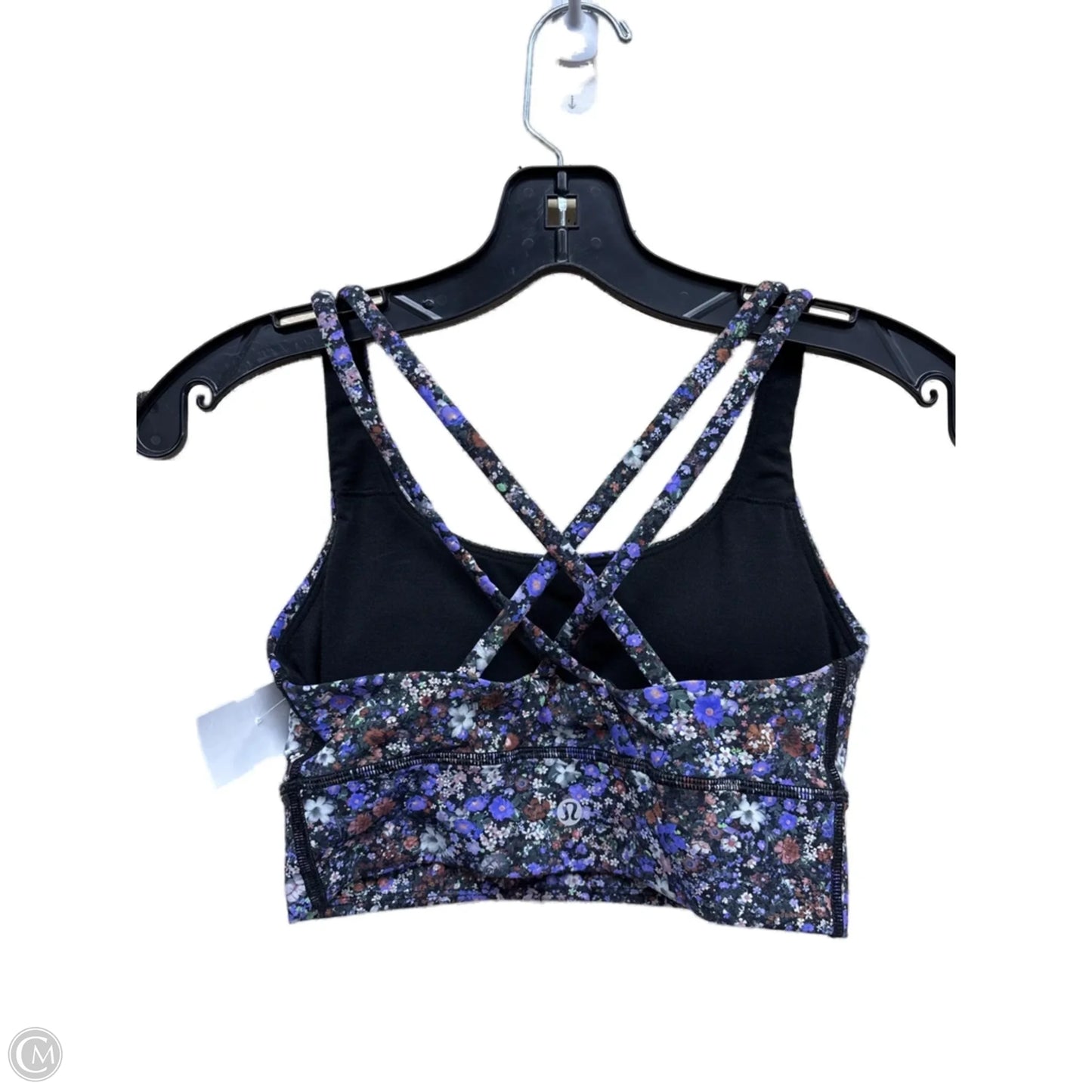 Athletic Bra By Lululemon In Floral Print, Size: 4
