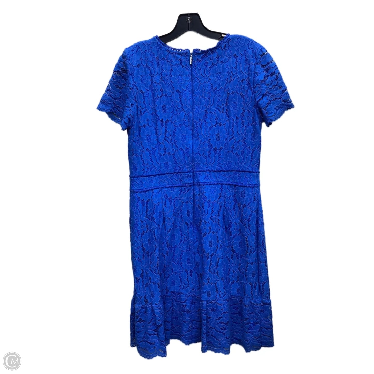 Dress Designer By Karl Lagerfeld In Blue, Size: 12