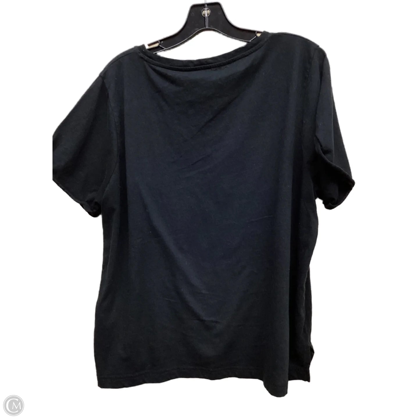 Top Short Sleeve By J. Crew In Black, Size: Xl