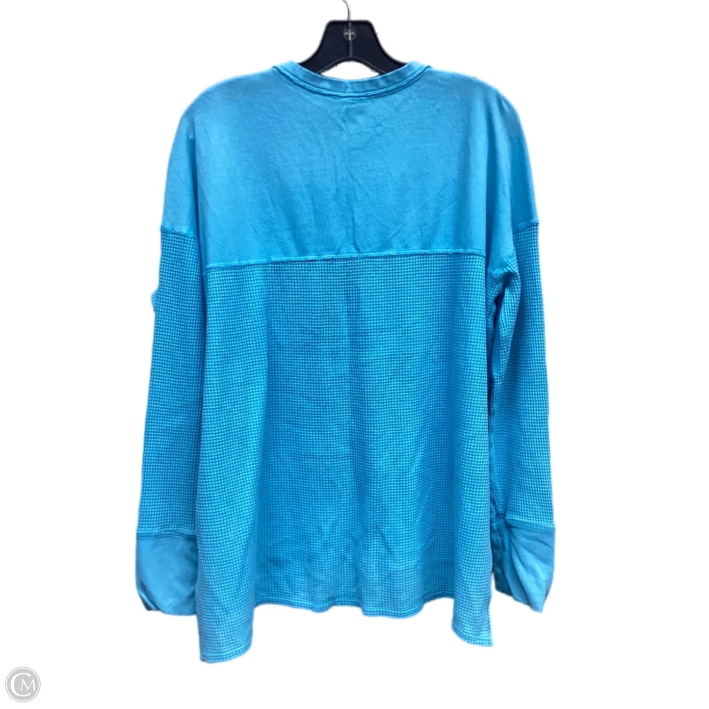 Top Long Sleeve By Aerie In Blue, Size: M