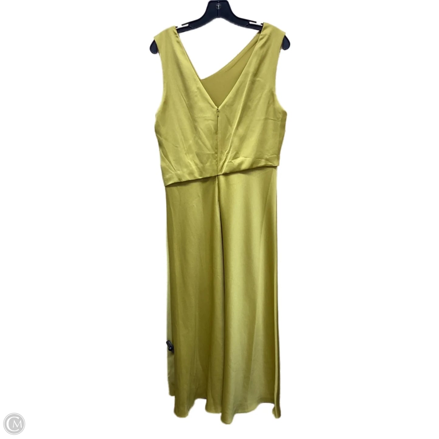 Dress Casual Maxi By Just Taylor In Yellow, Size: Xl