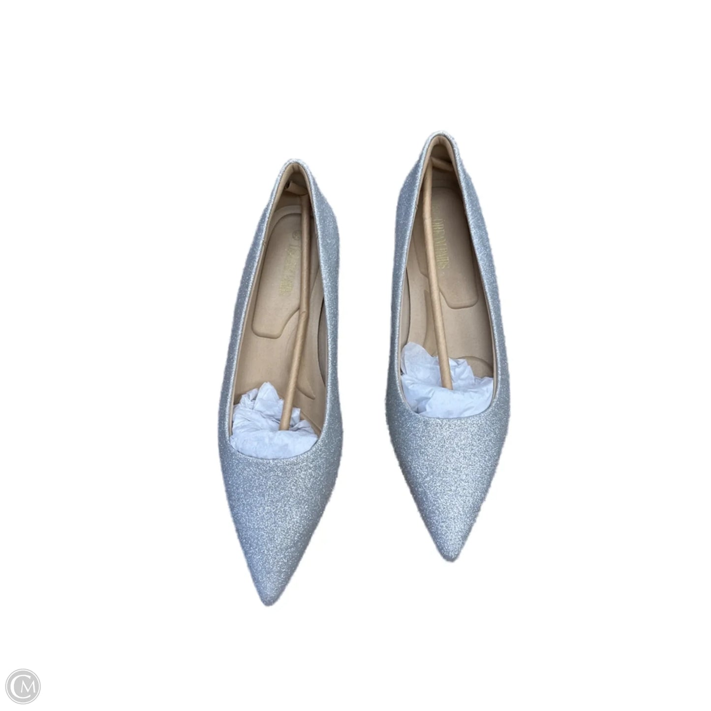 Shoes Heels Block By Clothes Mentor In Silver, Size: 9.5
