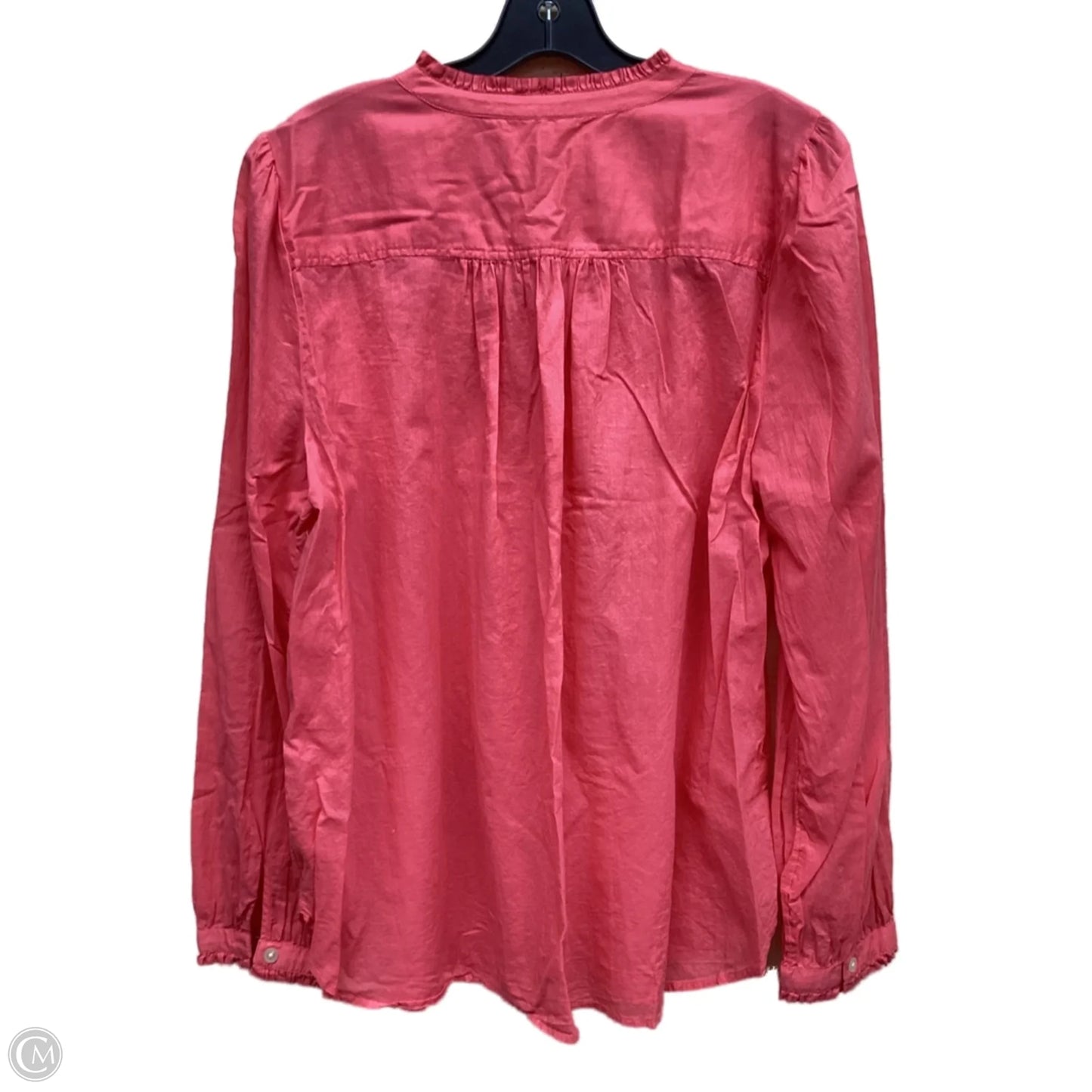 Top Long Sleeve By Loft In Pink, Size: Xl
