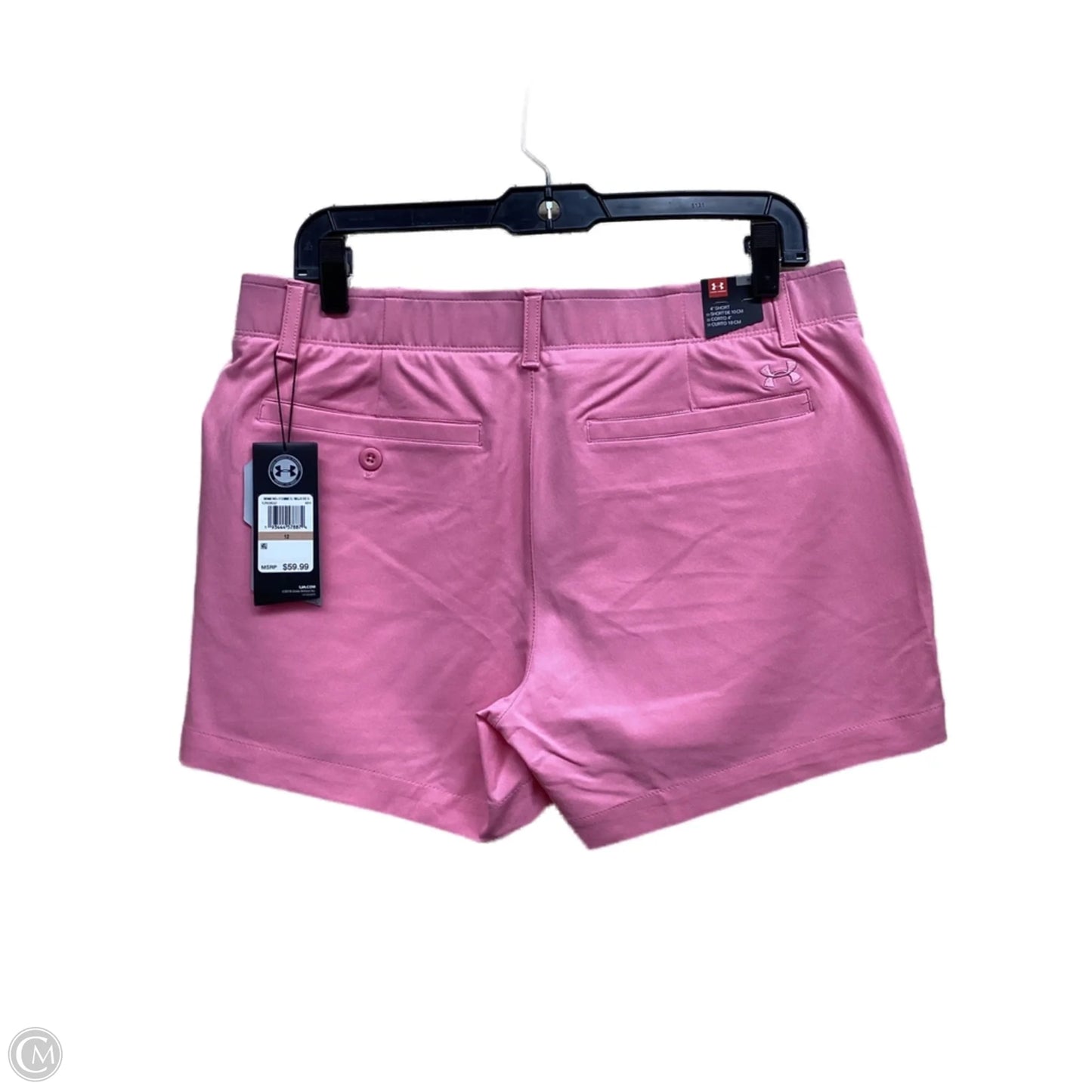 Athletic Shorts By Under Armour In Pink, Size: 12