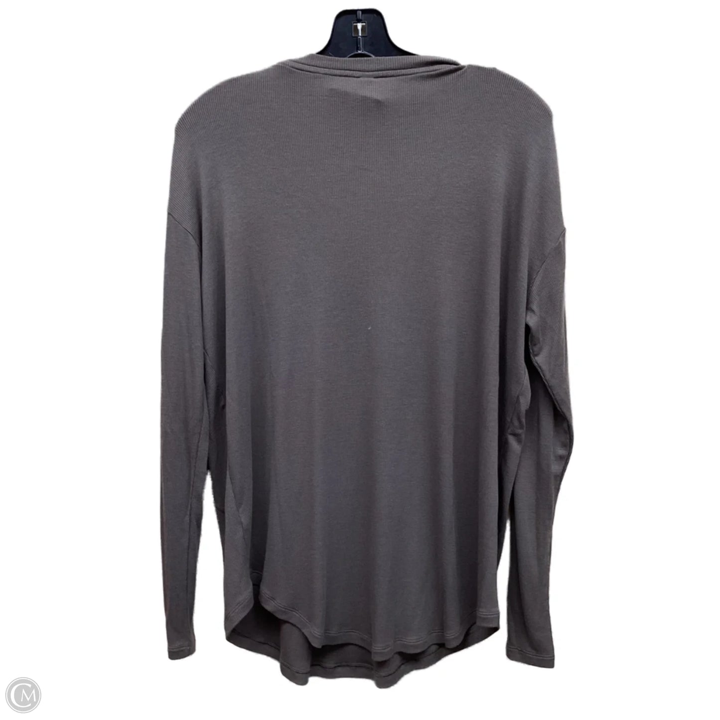 Top Long Sleeve By Athleta In Grey, Size: M