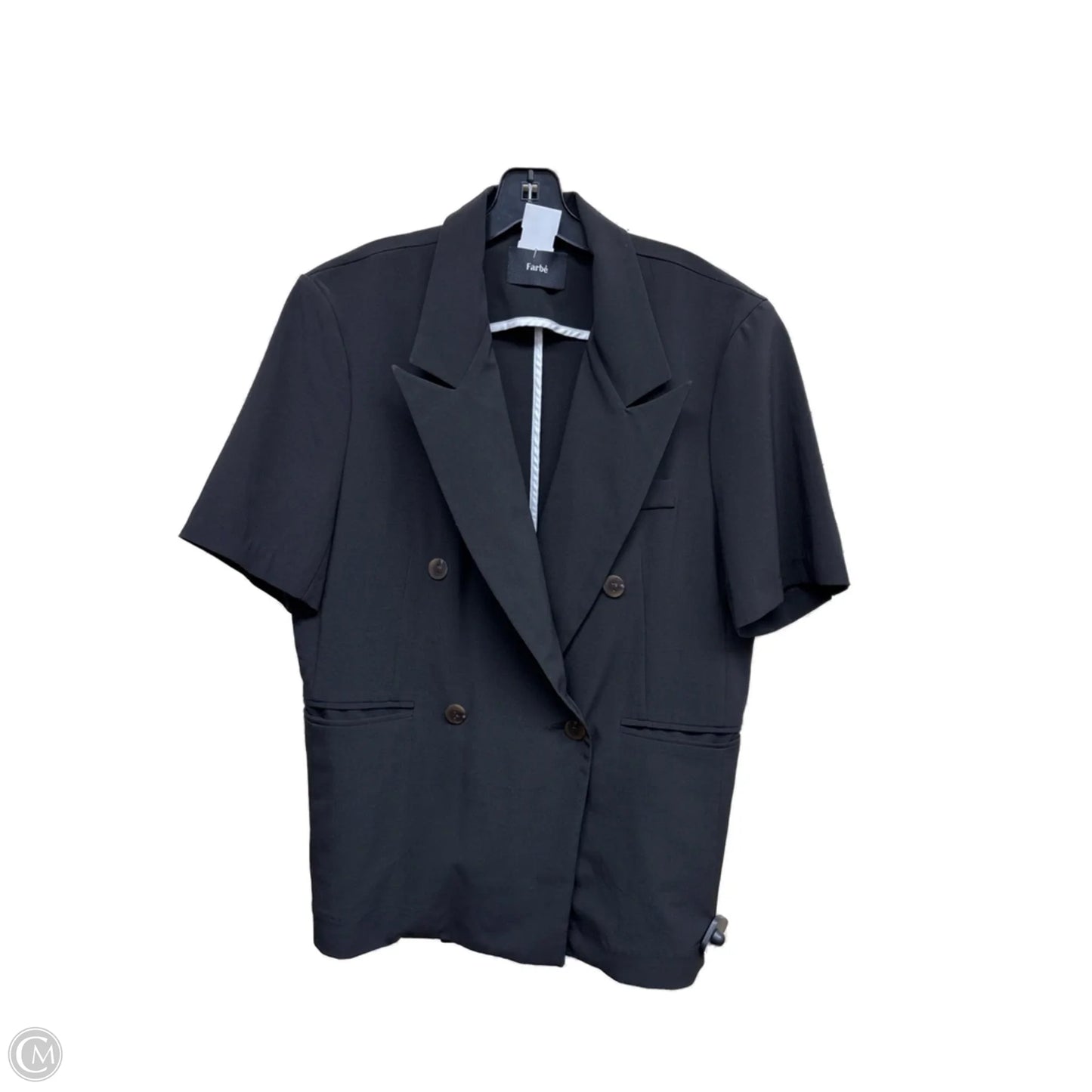 Top Short Sleeve By Clothes Mentor In Black