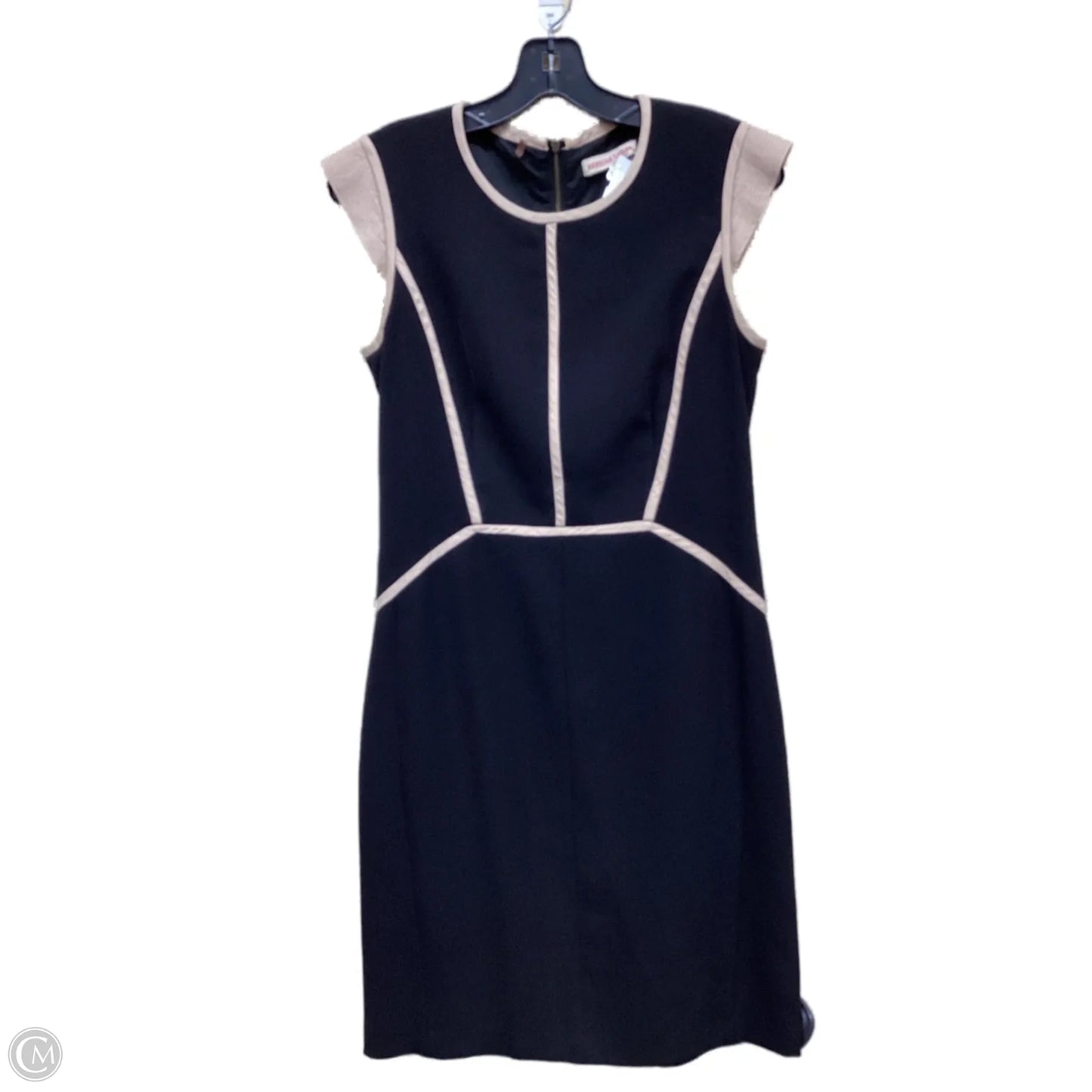 Dress Casual Short By Rebecca Taylor In Black & Tan, Size: 8