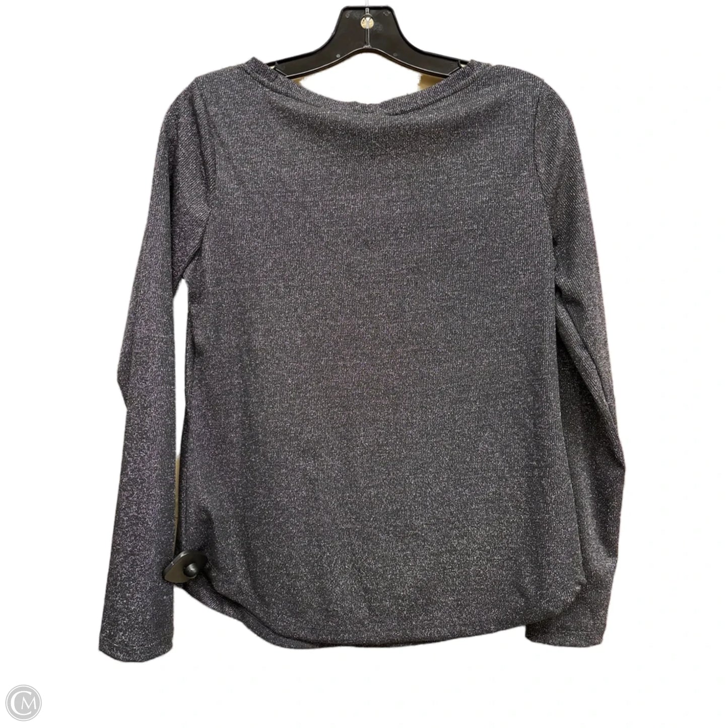 Top Long Sleeve By Ana In Black, Size: M