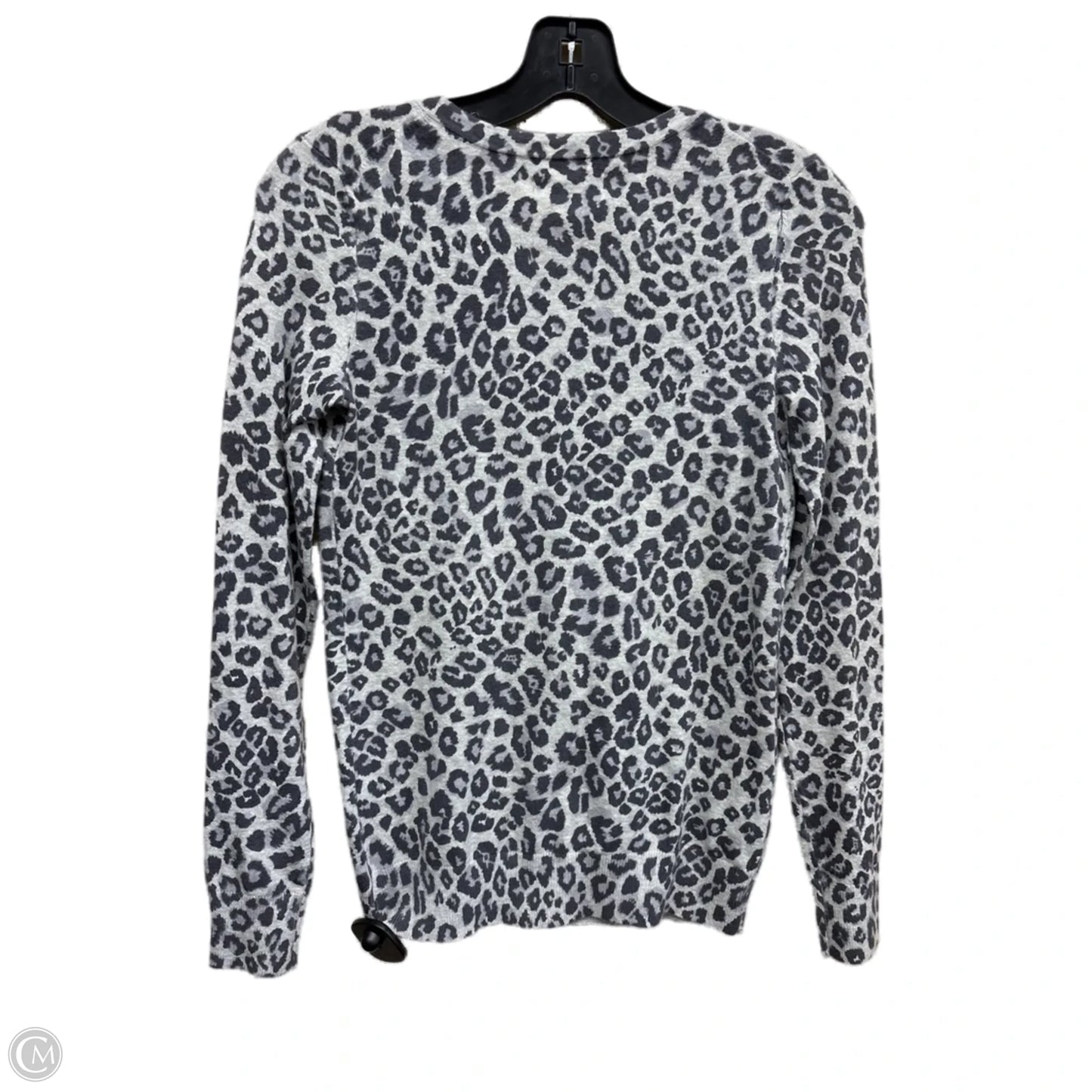 Sweater Cardigan By Old Navy In Animal Print, Size: M