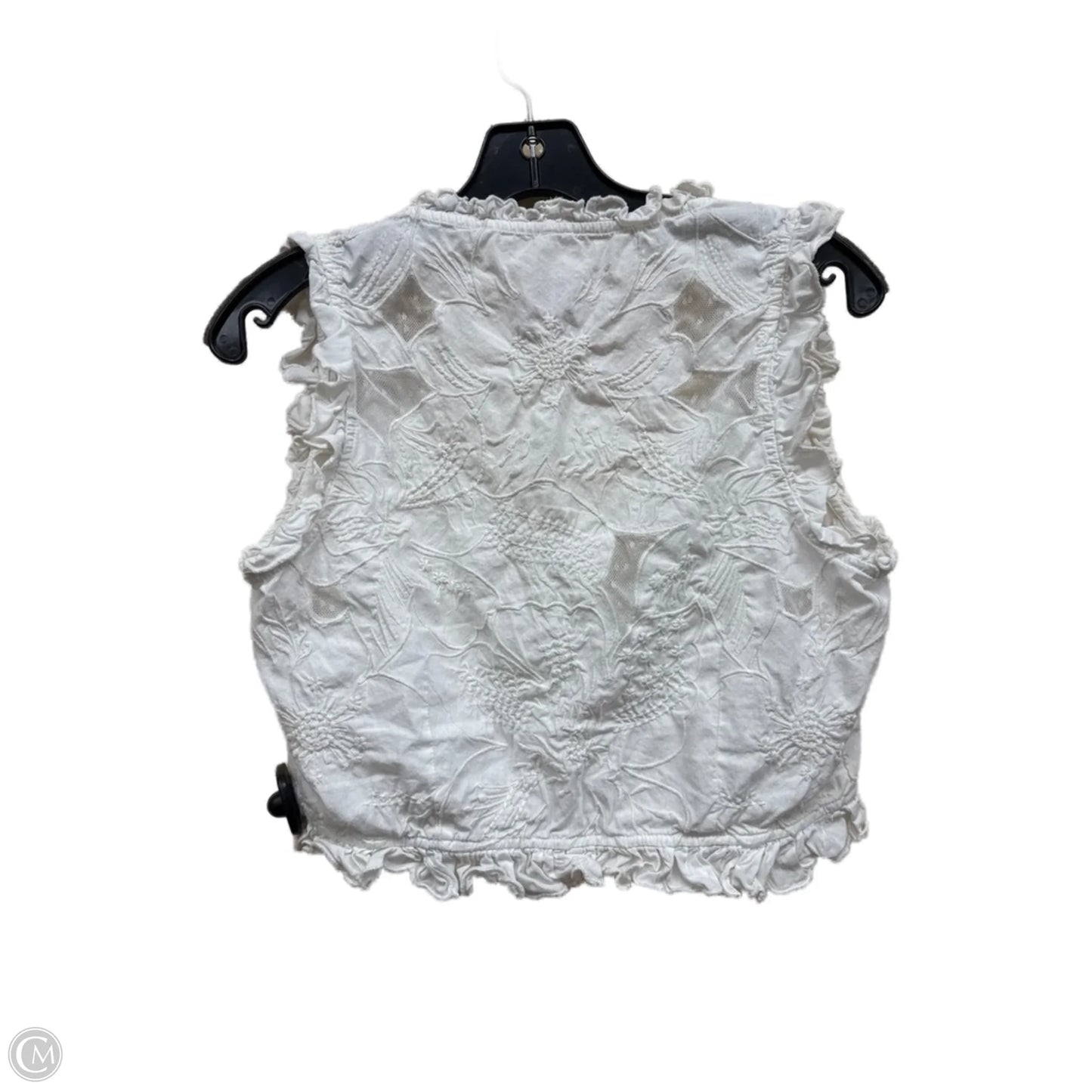 Top Sleeveless By Free People In White, Size: M
