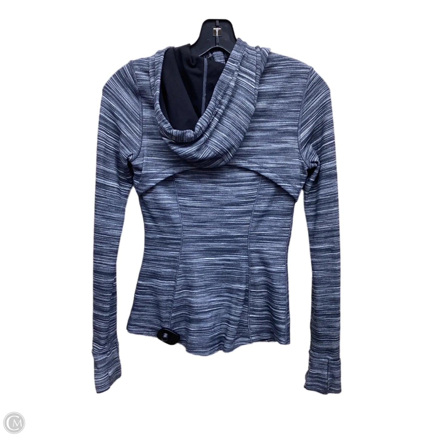 Athletic Jacket By Lululemon In Grey, Size: 4