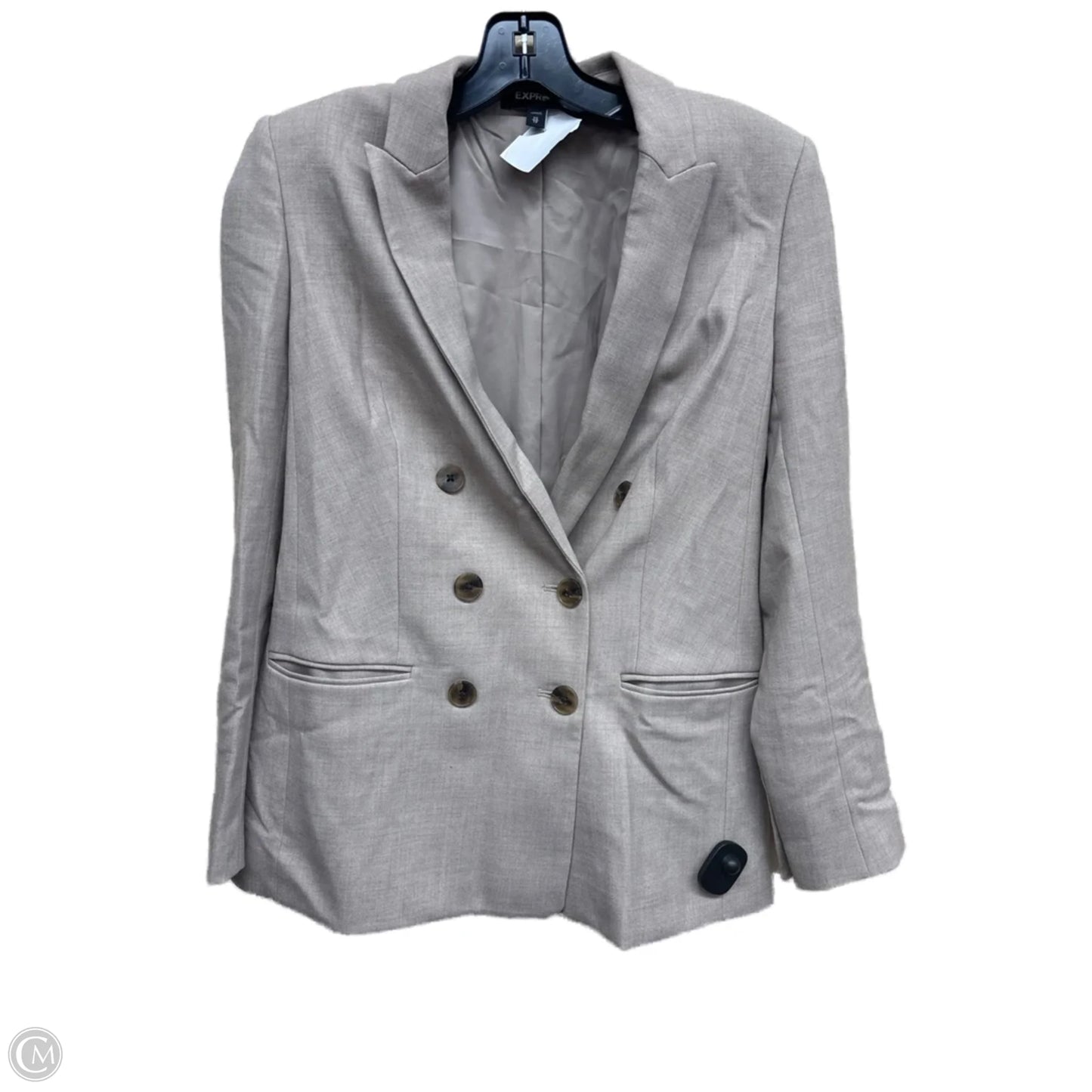 Blazer By Express In Tan, Size: Xs
