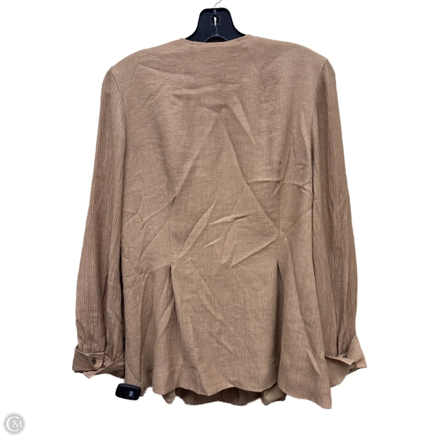 Blazer By Something Navy In Tan, Size: L