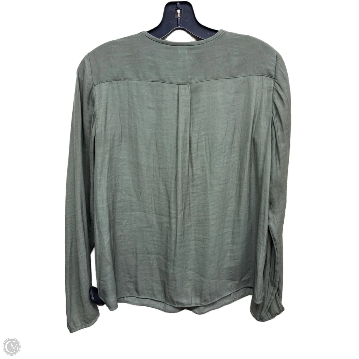 Top Long Sleeve By Banana Republic In Green, Size: Xs