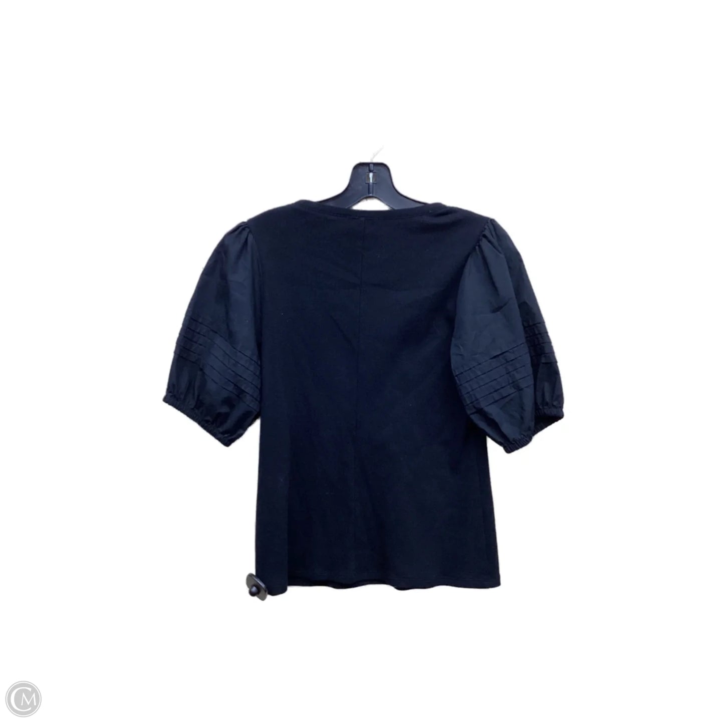 Top Short Sleeve By Clothes Mentor In Black, Size: S