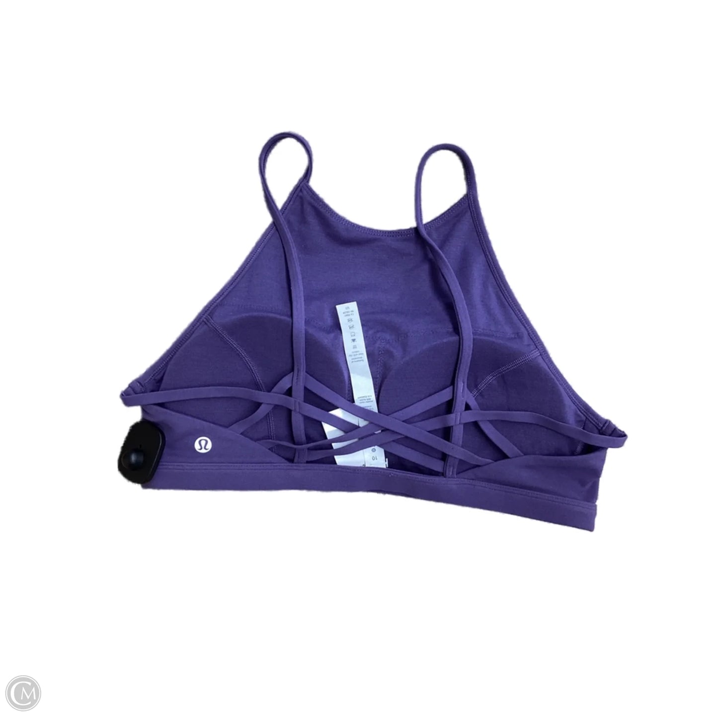 Athletic Bra By Lululemon In Purple, Size: 10