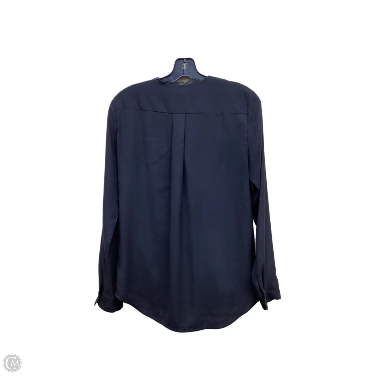 Top Long Sleeve By Ann Taylor In Black, Size: S