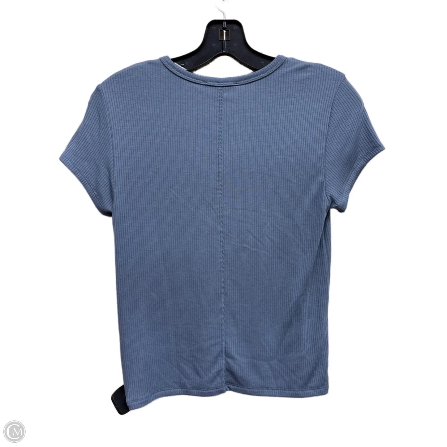 Top Short Sleeve By Madewell In Blue, Size: S