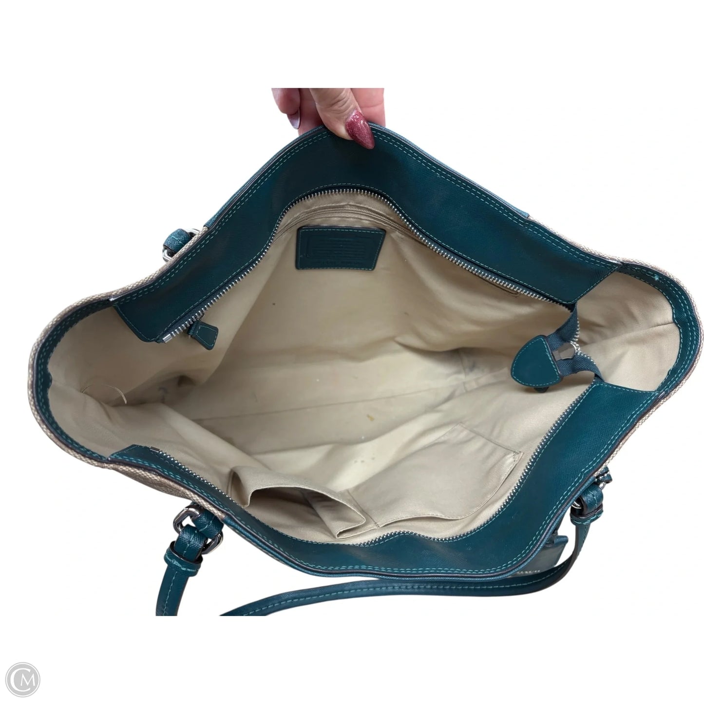 Handbag Designer By Coach, Size: Medium