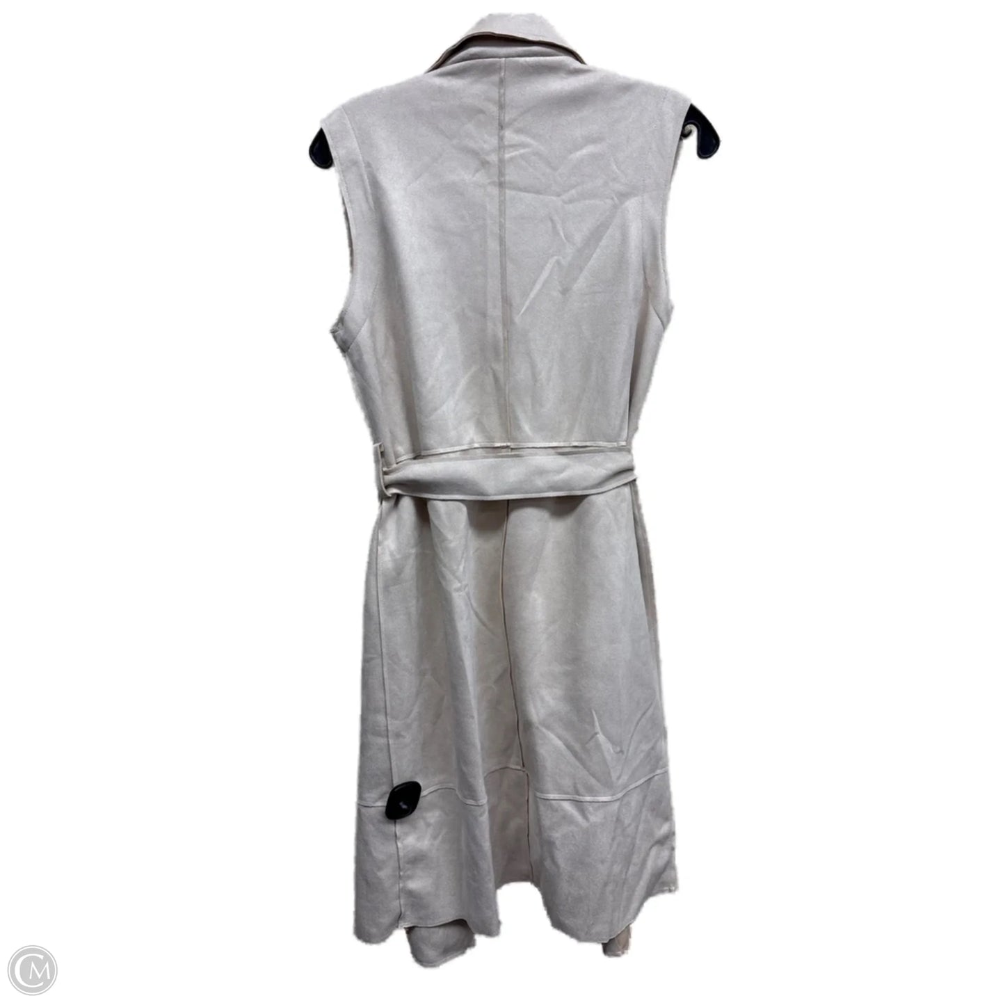 Vest Other By Clothes Mentor In Tan, Size: S