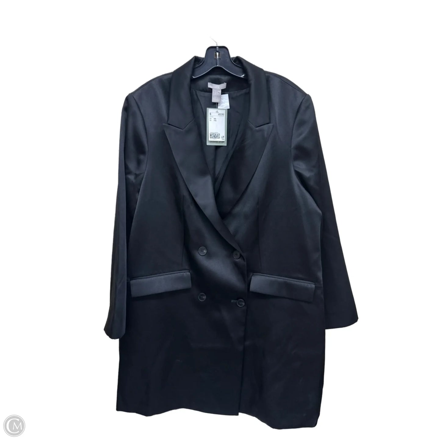Blazer By H&m In Black, Size: Xxl