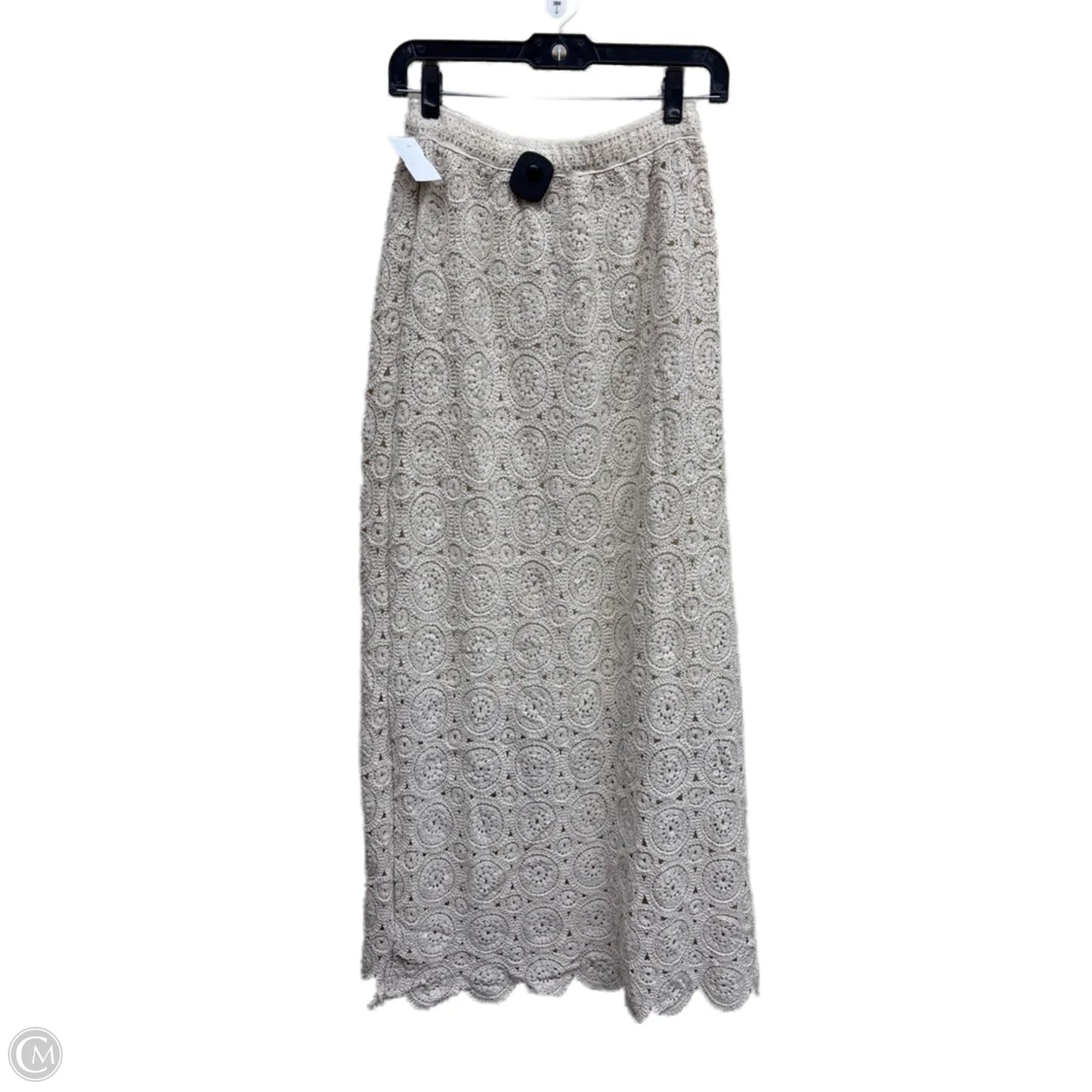 Skirt Maxi By Clothes Mentor In Tan, Size: L