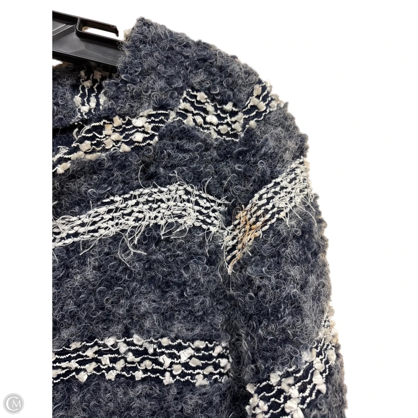 Sweater Cardigan By Clothes Mentor In Blue, Size: S