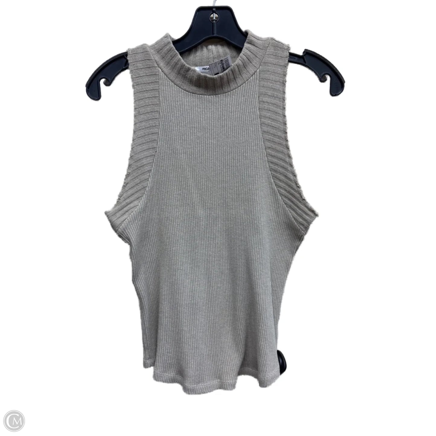 Top Sleeveless By Project Social Tee In Tan, Size: L