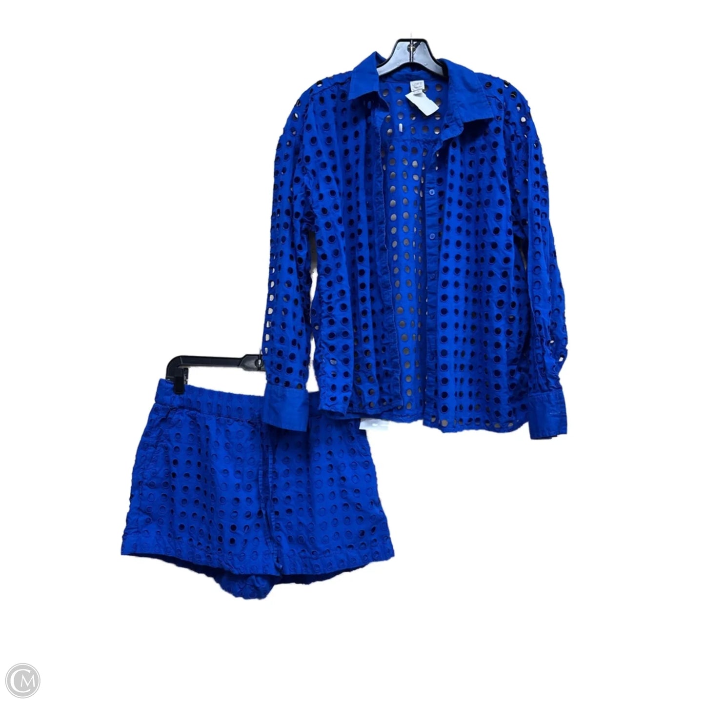 Shorts Set By Loft In Blue, Size: M