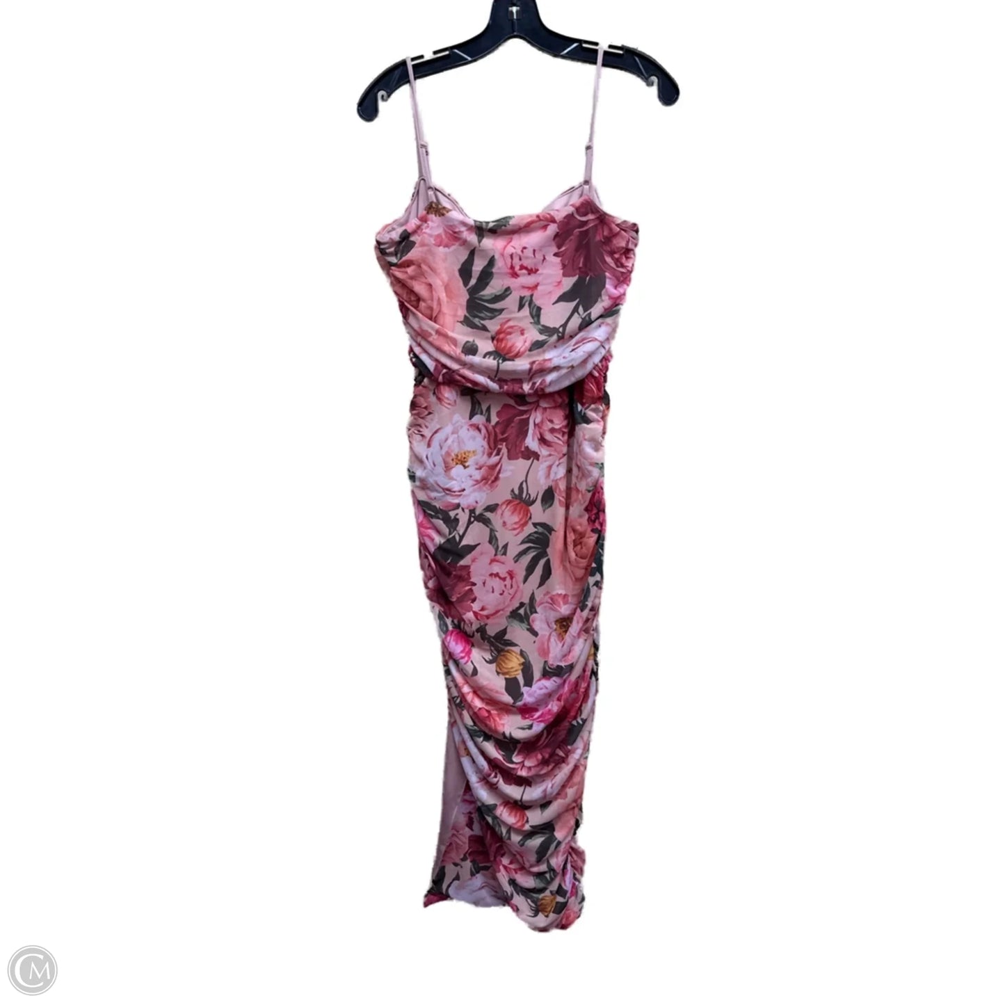 Dress Casual Maxi By Express In Floral Print, Size: L
