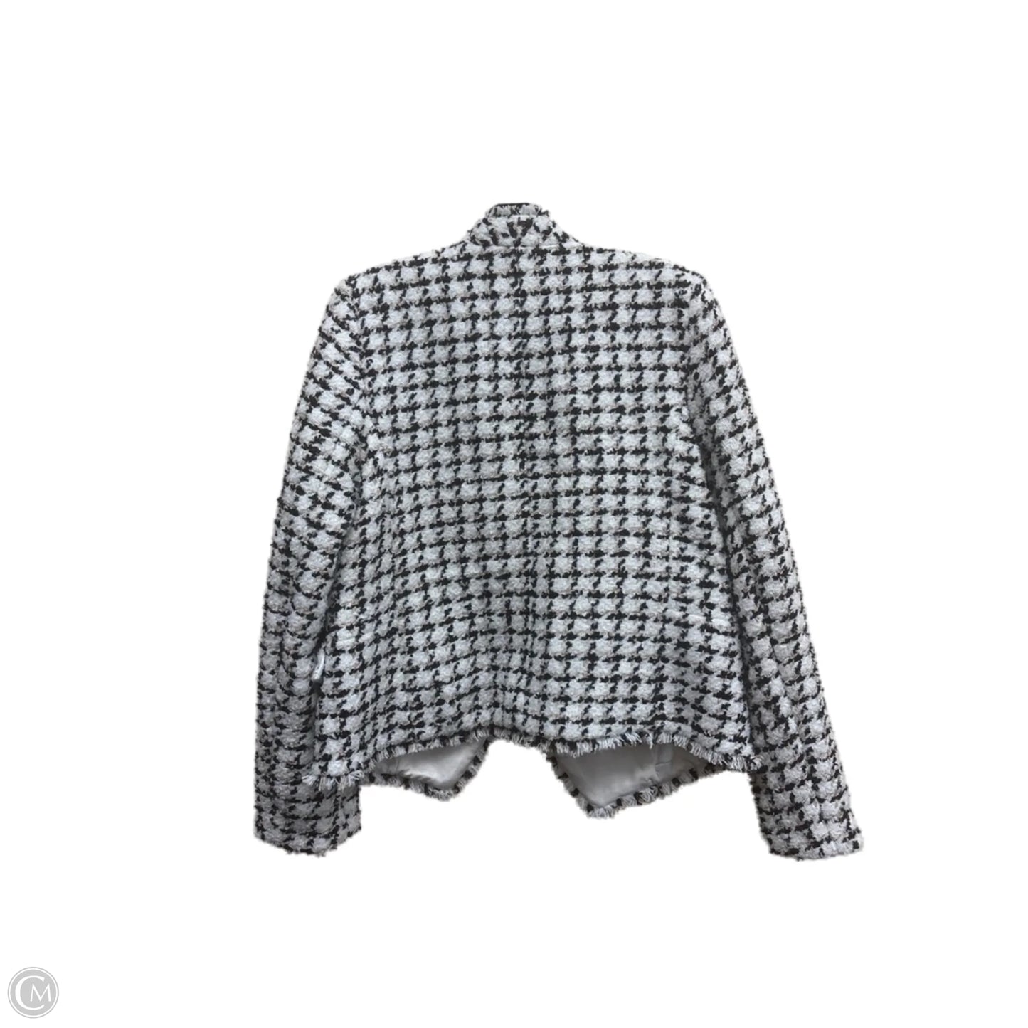 Blazer By Ann Taylor In Black & White, Size: 10