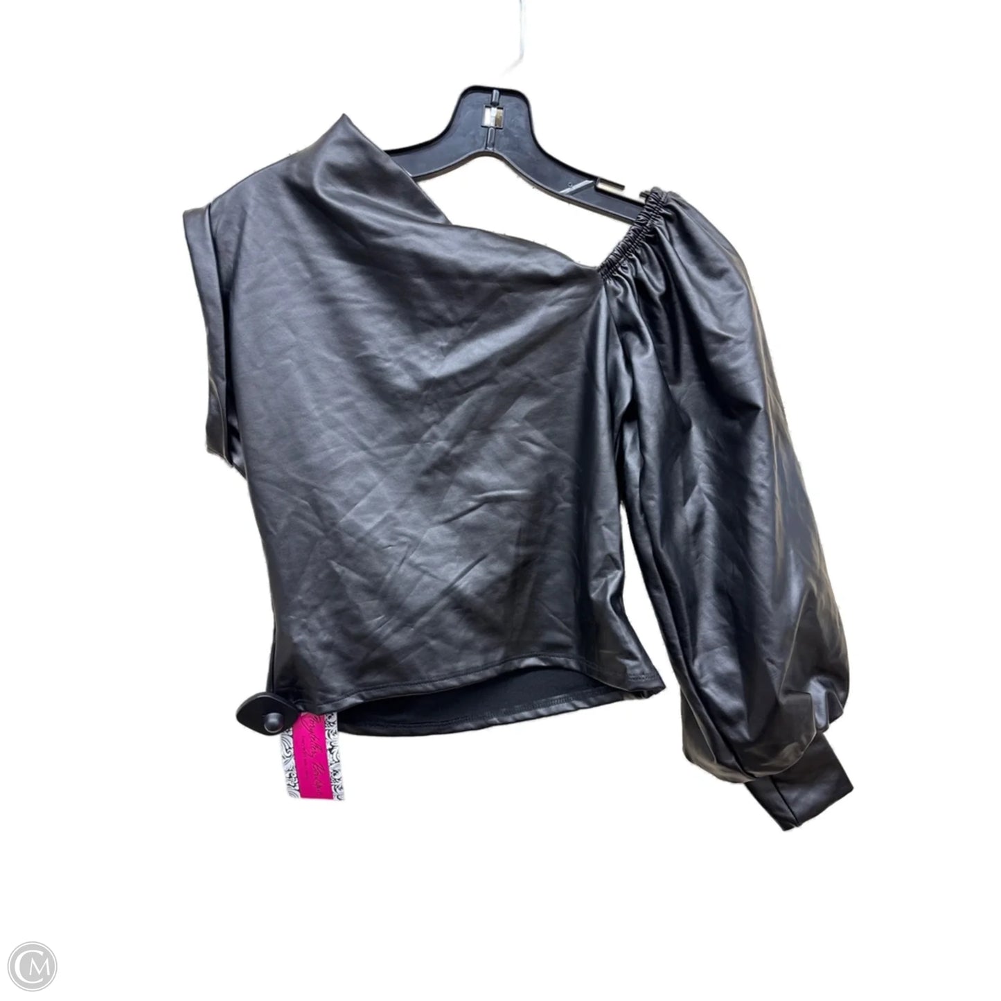 Top Short Sleeve By Clothes Mentor In Black, Size: S