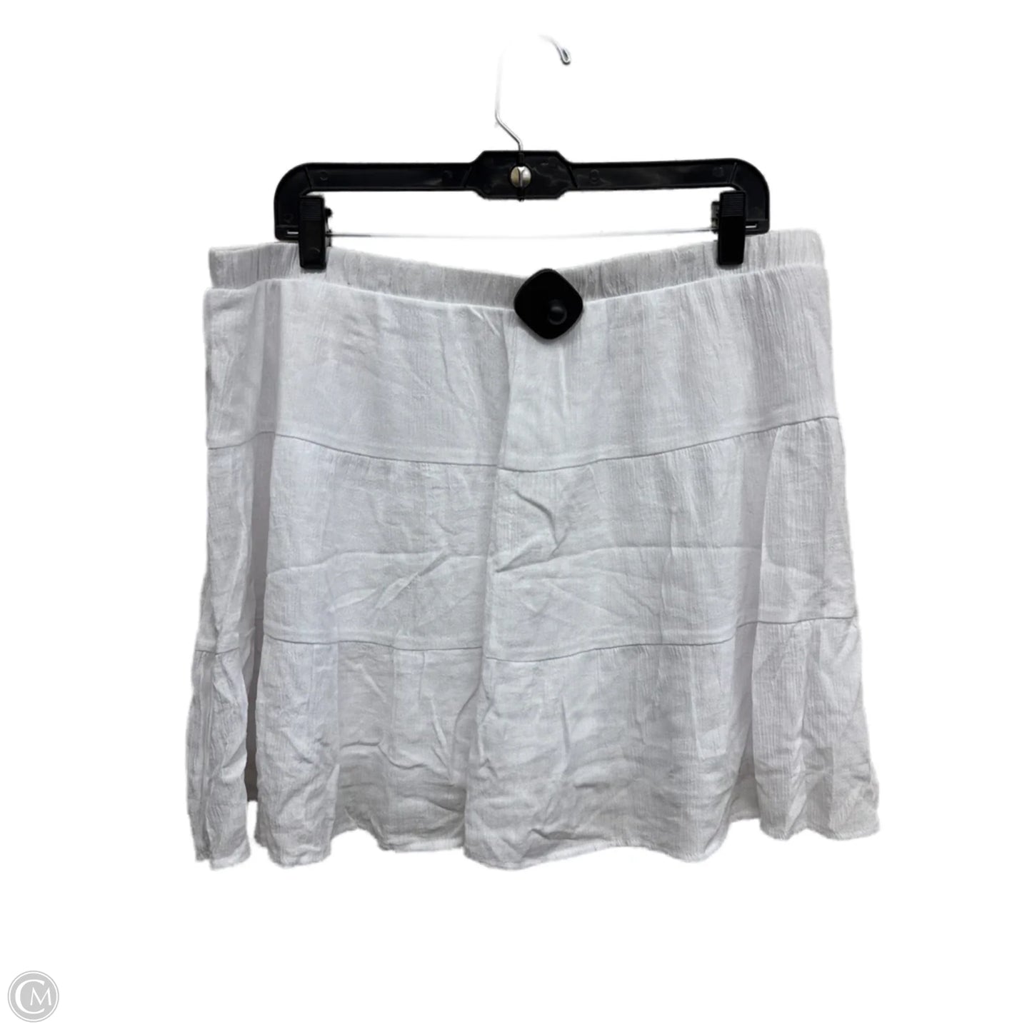 Skirt Mini & Short By No Boundaries In White, Size: Xxl