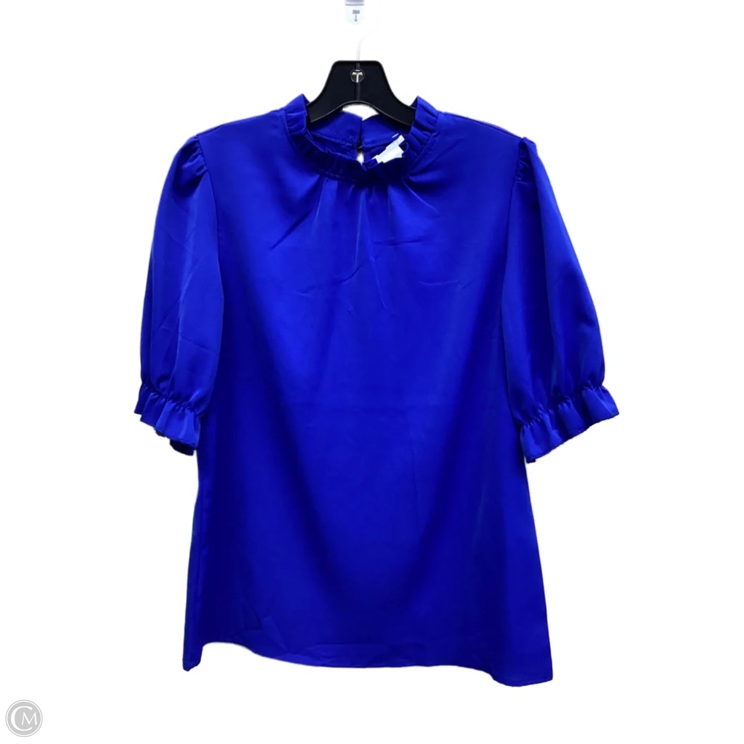 Top Short Sleeve By Clothes Mentor In Blue, Size: S
