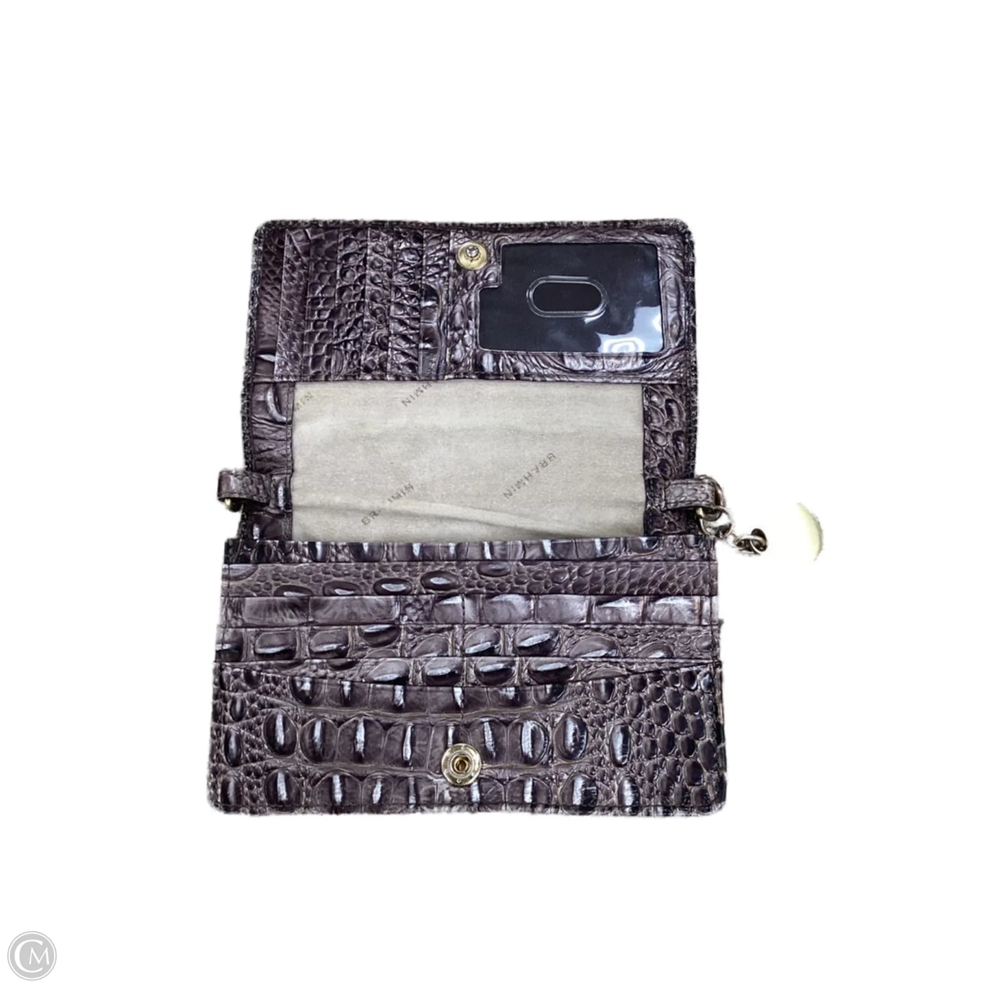 Clutch Designer By Brahmin, Size: Small