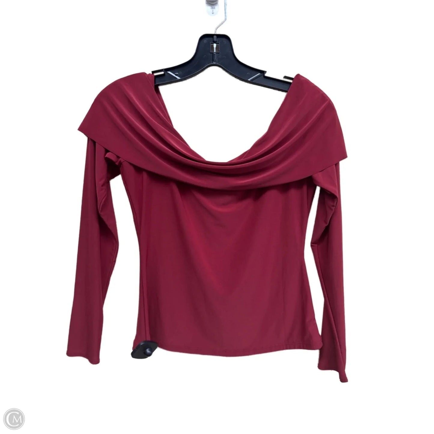 Top Long Sleeve By Clothes Mentor In Red, Size: L